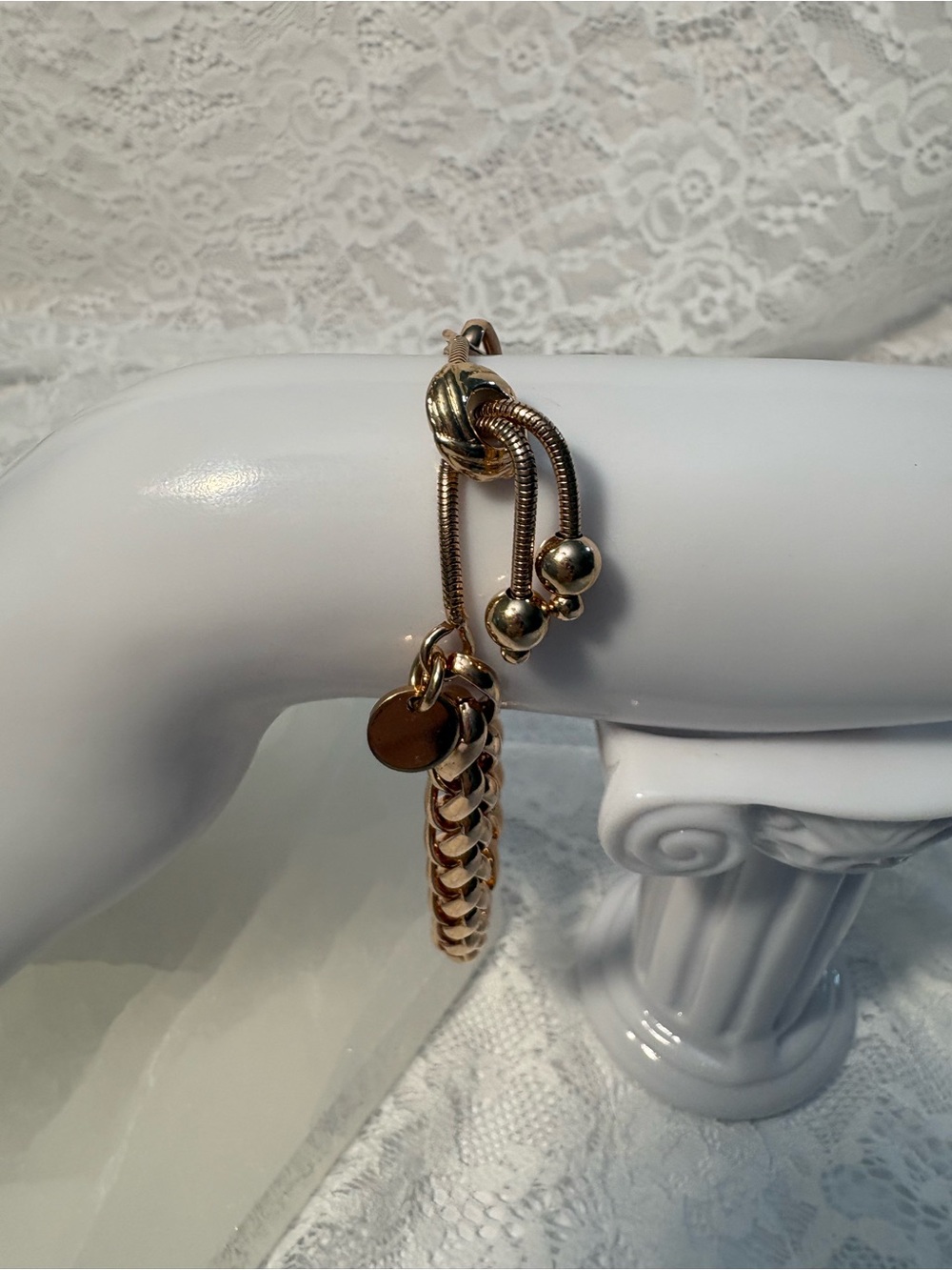 18k RGP Over Silver Bracelet - Picture 6 of 7